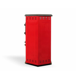 Печь-камин MBS Hit red