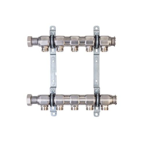 Коллекторная группа Hansa HK-52 НГ 1"х3/4" EK 9 контуров, нержавеющая сталь Коллекторная группа Hansa HK-52 НГ 1"х3/4" EK 9 контуров, нержавеющая сталь