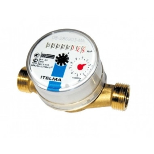Счётчик для холодной воды Itelma ДУ 15мм L80мм арт.WFK20.D080