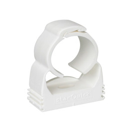 Хомут с защёлкой Walraven Bis Starquick для труб 20-23мм.белый (арт.0855022)