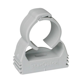Хомут с защёлкой Walraven Bis Starquick для труб 16-20мм.серый (арт.0854018)