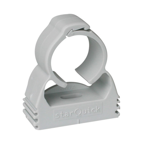 Хомут с защёлкой Walraven Bis Starquick для труб 16-20мм.серый (арт.0854018)