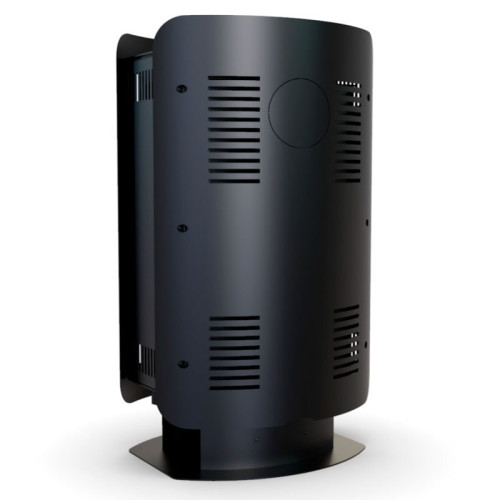 Печь-камин Defro Home Oval 9 кВт чёрная сталь Печь-камин Defro Home Oval 9 кВт чёрная сталь