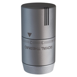 Термоголовка жидкостная Royal Thermo Design М30х1,5 (Серебро)