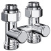 Узел нижнего подключения термостатический прямой Royal Thermo Design 1/2"х3/4" (Хром)
