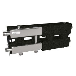 Коллектор нержавеющий модульный Gidruss MKSS-60-3D EPP до 60 кВт 1" 3 контура EPP термоизоляция