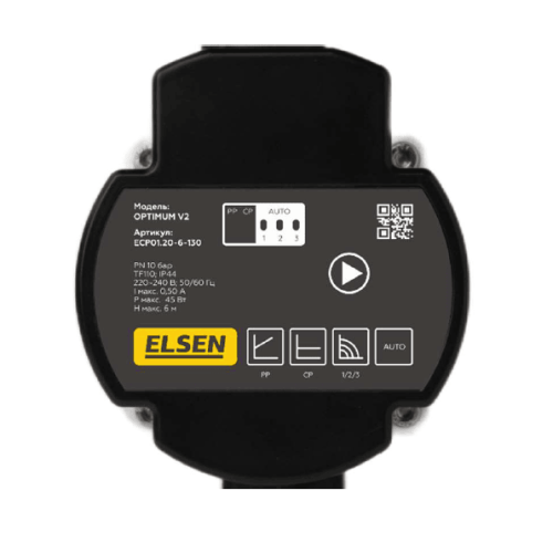 Циркуляционный насос с частотным регулированием ELSEN Optimum V2 DN32,180mm Циркуляционный насос с частотным регулированием ELSEN Optimum V2 DN32,180mm