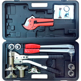 Ручной инструмент Tim для аксиальных фитингов 4 насадки 16-32мм