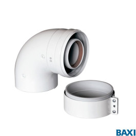 Начальный коаксиальный отвод Baxi 90°, диам. 60/100 мм KHG71410141