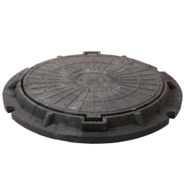 Люк полимер ТехПласт ПП-630 (легкий малогабаритный) 750х580мм Н=60 15кН