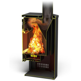 Камин отопительно-варочный Теплодар Кадриль