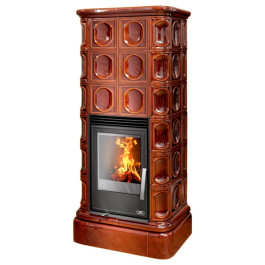 Печь-камин ABX Kaledonie KPI с ТО 6.9 кВт коричневый