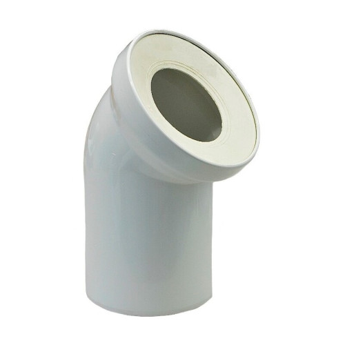 Отвод для выпуска унитаза Rehau Raupiano Plus 110мм.45° (арт.11216141001)