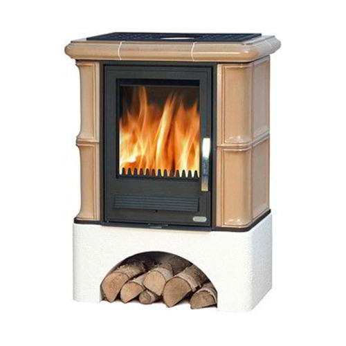 Печь-камин ABX Bavaria Exclusive кафельная белый цоколь каштан Печь-камин ABX Bavaria Exclusive кафельная белый цоколь каштан
