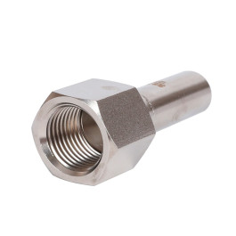 Пресс-вставка из нержавеющей стали Tim с ВР резьбой 15х1/2" мм