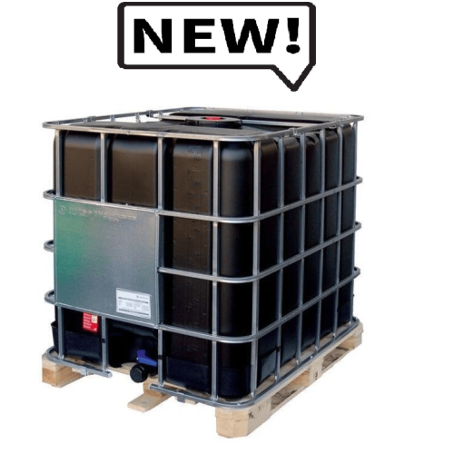 Еврокуб черного цвета 1000 л, новый (поддон дерево) Еврокуб черного цвета 1000 л, новый (поддон дерево)