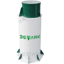 Пластиковый кессон ЗЕМЛЯК Long 1200х2550 (муфта 133 мм)