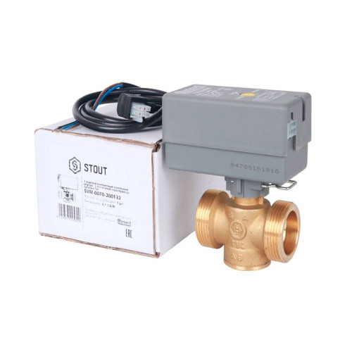 Клапан 2х-ходовой с сервоприводом 230В Stout SVM-0070-200132 НР 1 1/4" Клапан 2х-ходовой с сервоприводом 230В Stout SVM-0070-200132 НР 1 1/4"
