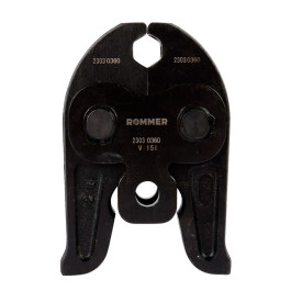 Пресс-клещи Rommer V-профиль 15мм для медных и нержавеющих труб