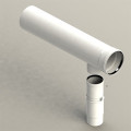 Коллектор дымовых газов Groppalli 160/100 для конденсационных котлов Time Power 90K-160K до 270 кВт
