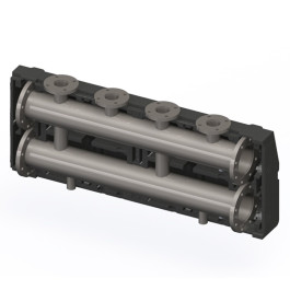 Распределительный коллектор Elsen Powerbox 33 DN100 с отводами DN40 2 контура