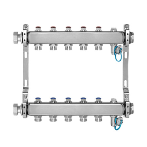 Коллекторная группа МИВС Premium HSV с запорно-регулирующими клапанами, на 11 выходов 3/4" Коллекторная группа МИВС Premium HSV с запорно-регулирующими клапанами, на 11 выходов 3/4"
