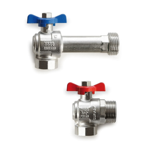 Комплект шаровых угловых кранов Hansa KG20V 3/4"x1"