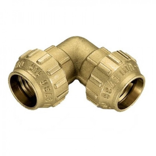 Угол латунный для труб ПНД Ø25 Tiemme Угол латунный для труб ПНД Ø25 Tiemme