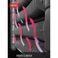 Вертикальный радиатор Rifar Convex - 22 секций, цвет Антрацит, нижнее разнесенное подключение — фото 5