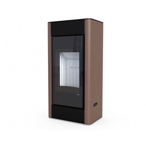 Печь-камин Defro Home Solum 9 кВт коричневая сталь