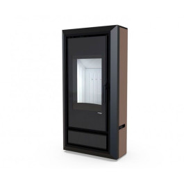 Печь-камин Defro Home Ignis 9 кВт коричневая сталь