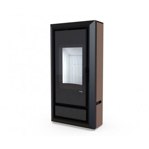 Печь-камин Defro Home Ignis 9 кВт коричневая сталь Печь-камин Defro Home Ignis 9 кВт коричневая сталь