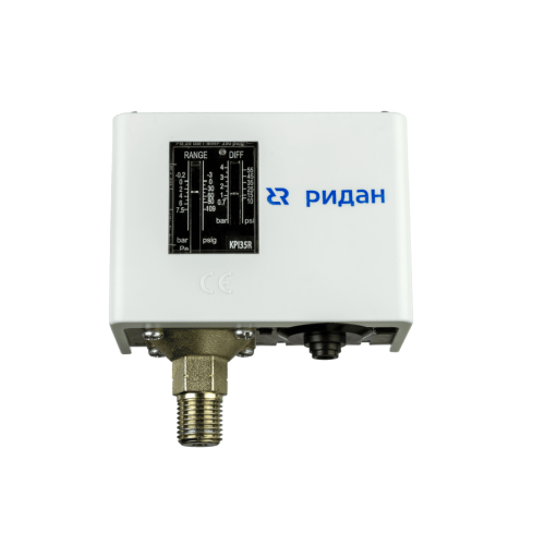 Реле давления Ридан KPI 38R диапазон настройки 8-32 бар, дифференциал 2-6 бар G1/4А Реле давления Ридан KPI 38R диапазон настройки 8-32 бар, дифференциал 2-6 бар G1/4А