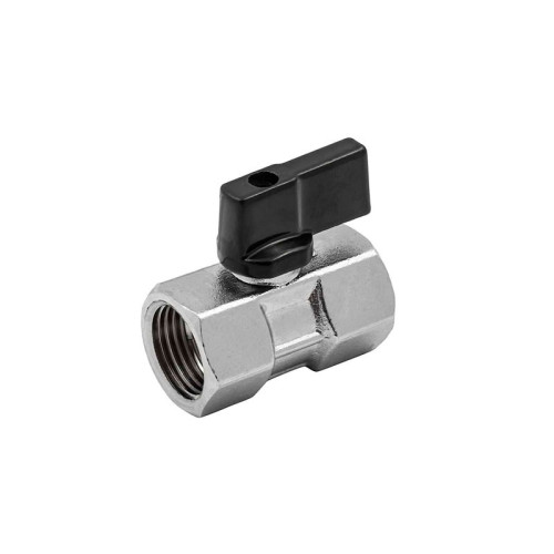 Кран шаровой mini ELSEN прямой 1/2"x1/2" ВВ ручка-бабочка Кран шаровой mini ELSEN прямой 1/2"x1/2" ВВ ручка-бабочка