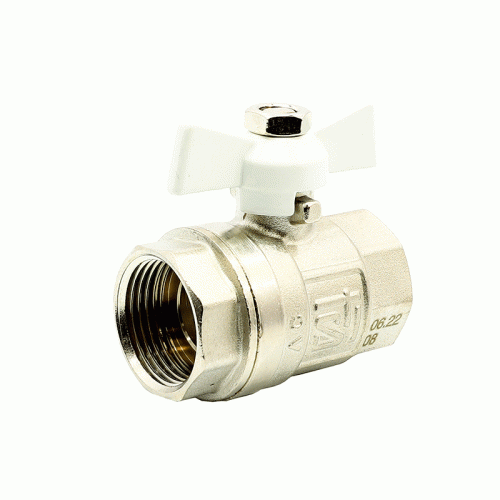 Кран шаровой STI с ВР/ВР резьбой 3/4" ручка-бабочка