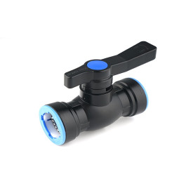 Кран ПНД Irriplast соединительный быстроразборный ДУ20х20