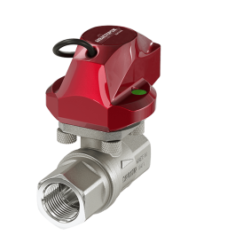 Кран 1/2″ RuB (S6400) c приводом “Аквасторож Оригинал”