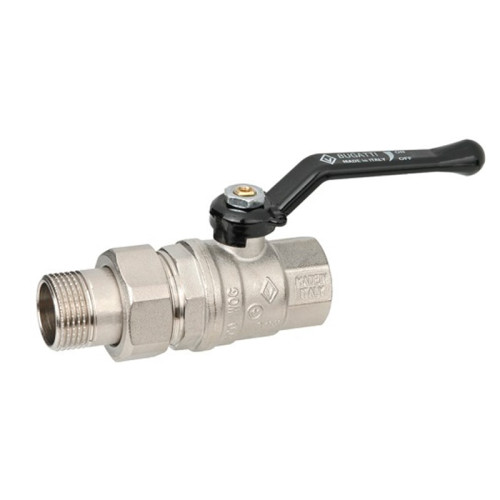 Кран шаровый американка Bugatti Oregon 320 1" 1/4 НР/ВР ручка-рычаг Кран шаровый американка Bugatti Oregon 320 1" 1/4 НР/ВР ручка-рычаг