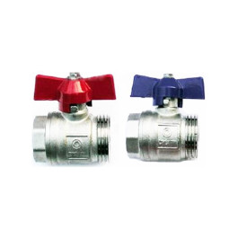 Комплект шаровых кранов Hansa DN25 1"ВРх1 1/4"НР