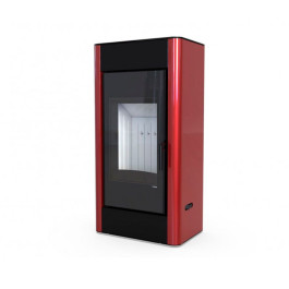 Печь-камин Defro Home Solum 9 кВт красная сталь