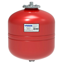 Расширительный бак для отопления Vodos Heat 12 литров (мембрана SE.FA Italy) красный