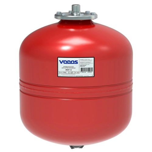 Расширительный бак для отопления Vodos Heat 35 литров (мембрана SE.FA Italy) красный Расширительный бак для отопления Vodos Heat 35 литров (мембрана SE.FA Italy) красный
