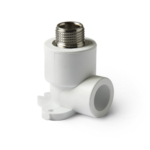 Угол полипропиленовый с креплением Pro Aqua ДУ 25х1/2" мм НР резьба