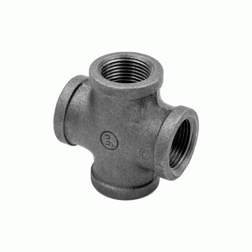 Крестовина прямая чугунная неоцинкованная Fittex Plus 15х1/2" Крестовина прямая чугунная неоцинкованная Fittex Plus 15х1/2"