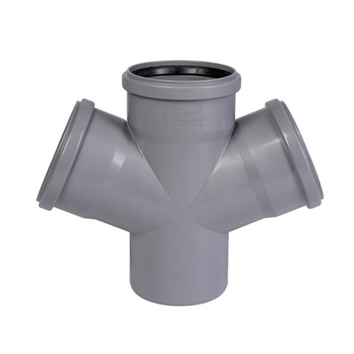 Крестовина канализационная Ostendorf HTDA 90x90*87° (арт.114900) Крестовина канализационная Ostendorf HTDA 90x90*87° (арт.114900)