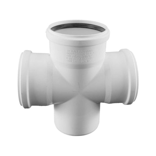 Крестовина канализационная Rehau Raupiano Plus D 110x110x110мм.87° (арт.11215541001) Крестовина канализационная Rehau Raupiano Plus D 110x110x110мм.87° (арт.11215541001)