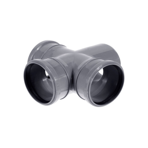 Крестовина одноплоскостная канализационная Sinikon Standart 87º 110х110х110 мм Крестовина одноплоскостная канализационная Sinikon Standart 87º 110х110х110 мм