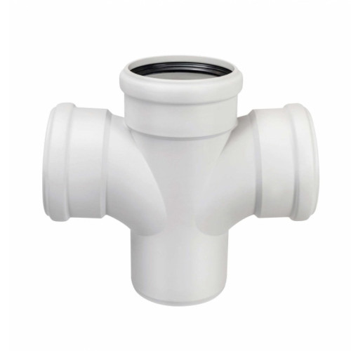 Крестовина канализационная Ostendorf SKDA 87° 75x75x75мм (арт.333900) Крестовина канализационная Ostendorf SKDA 87° 75x75x75мм (арт.333900)