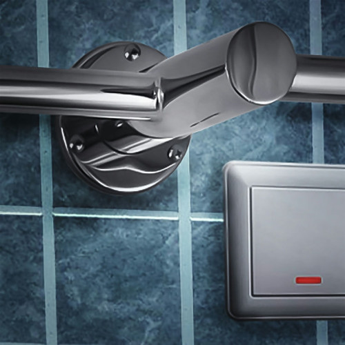 Полотенцесушитель электрический Energy Aura 600х600 мм хром