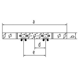 Кронштейн тип 0 75/150 мм длинный REHAU (АРТ. 11055293008)